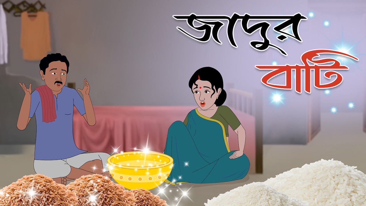 জাদুরবাটি | Bengali Fairy Tales Cartoon | Rupkothar Bangla Golpo | Thakumar Jhuli