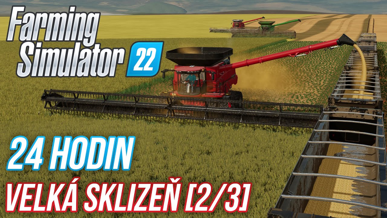 VYDRŽ&Iacute;M 24 HODIN SKL&Iacute;ZET POLE? | Farming Simulator 22 | 24 hodinov&yacute; stream (2/3)