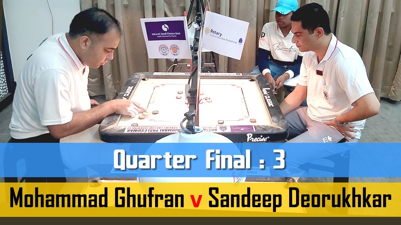 MCA Live :  QF 3 - Mohd. Ghufran (Mumbai) Vs Sandeep Deorukhkar (Mumbai)