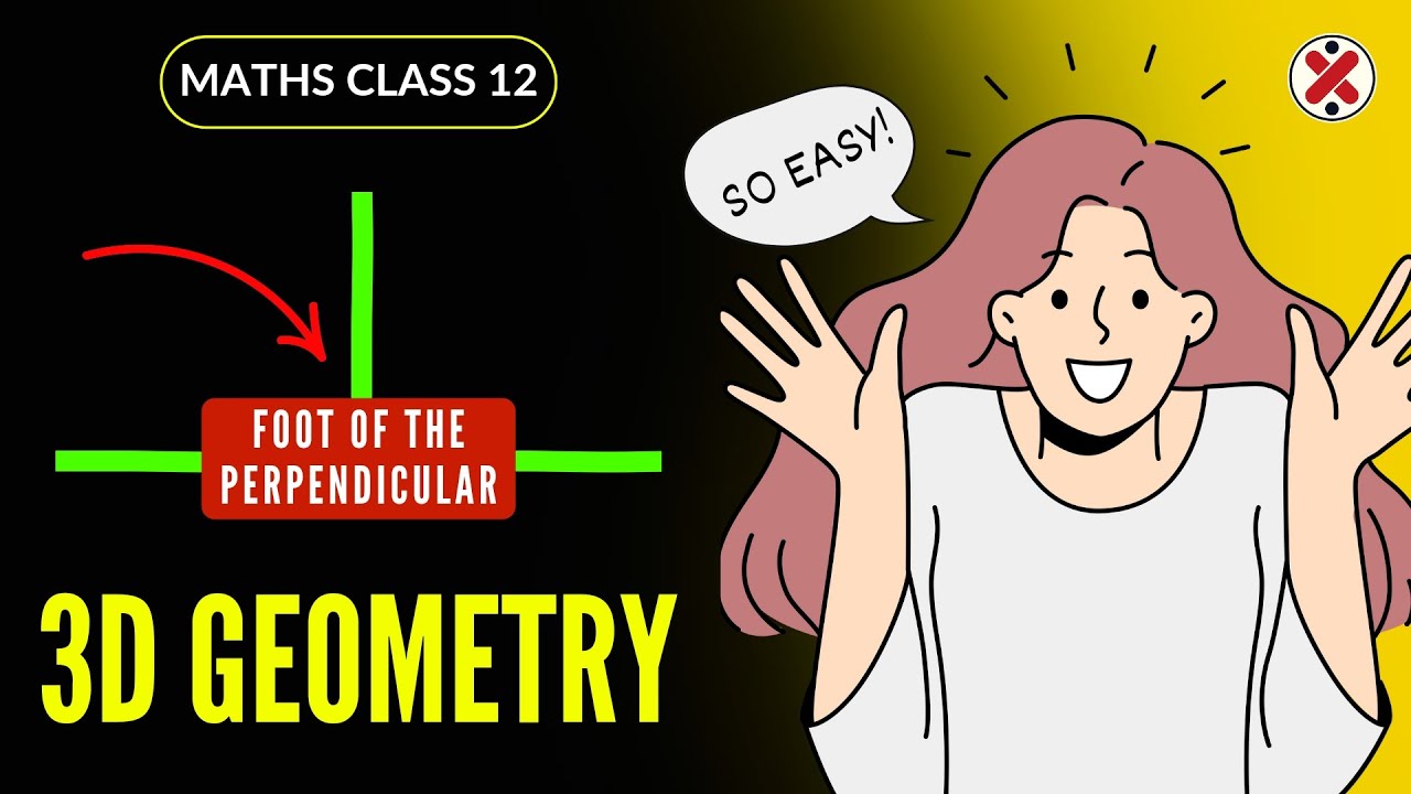 💡 Finding Foot of the Perpendicular: Score 5 Marks in 5 Min! | 3D Geometry Class 12