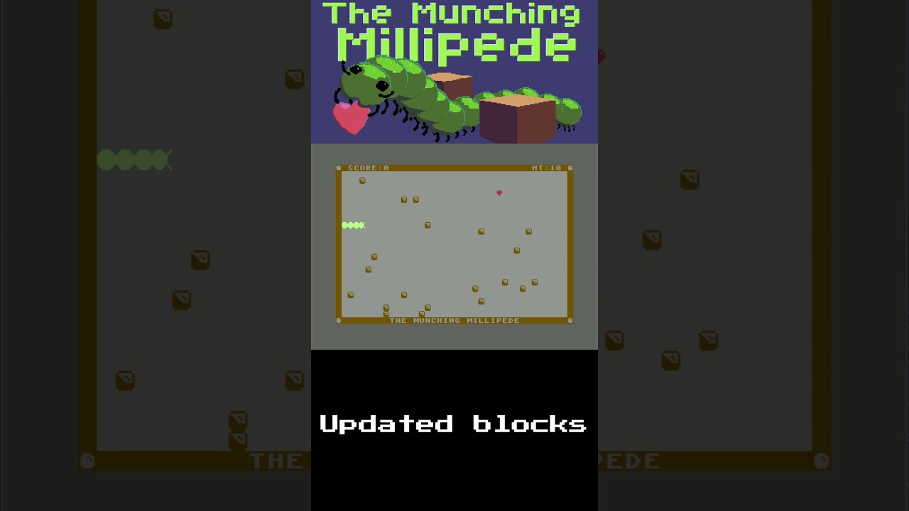 Munching Millipede Update 1.0.4