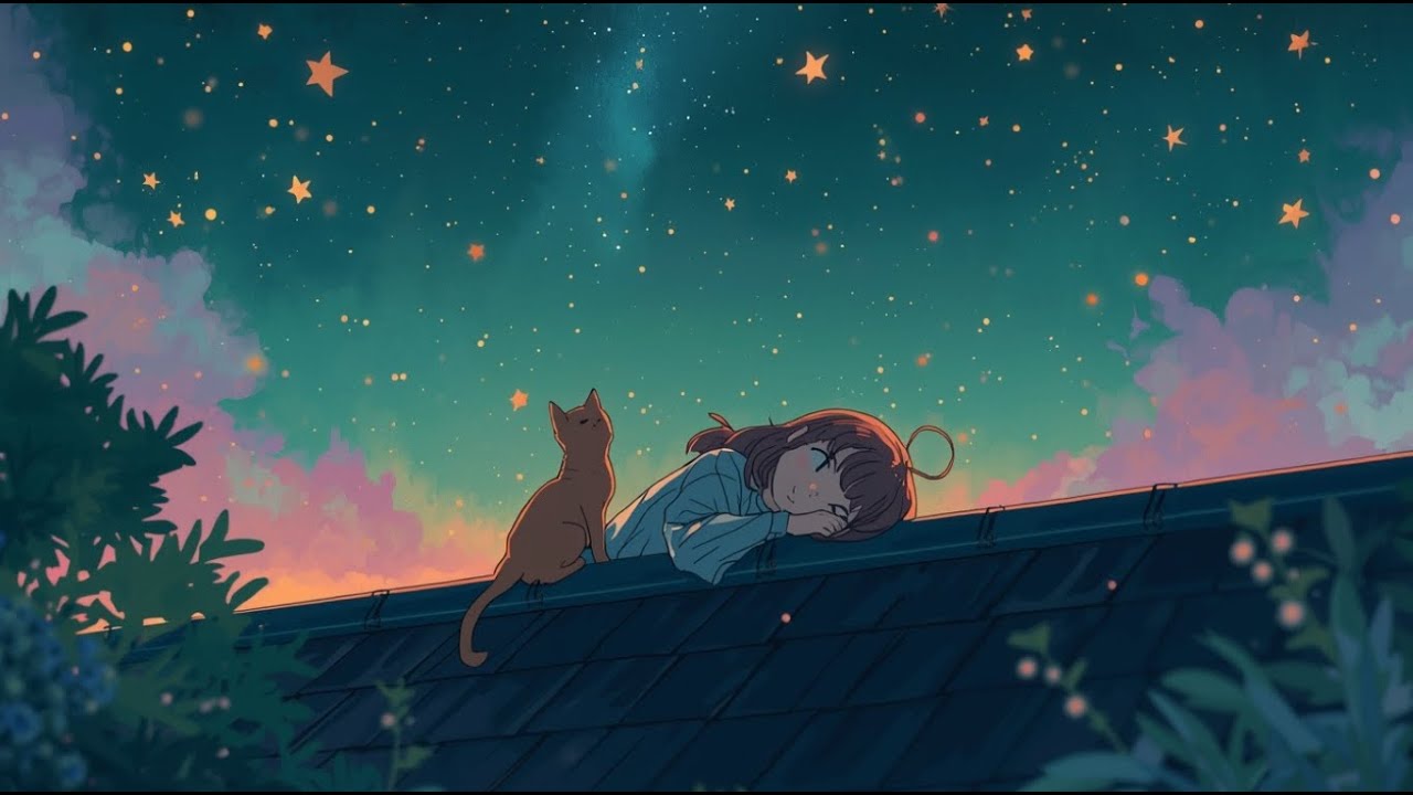 Rooftop Lofi Jazz: Midnight City Chill & Study Vibes