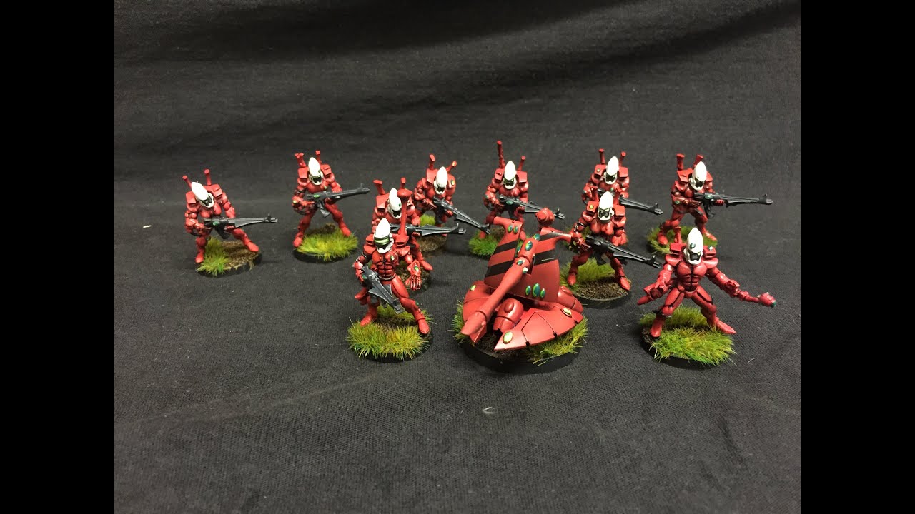 How to paint and base Eldar Guardians for Warhammer 40k