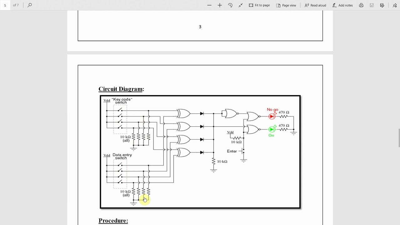 Security System Using X-OR & NOR gate || DLD Project