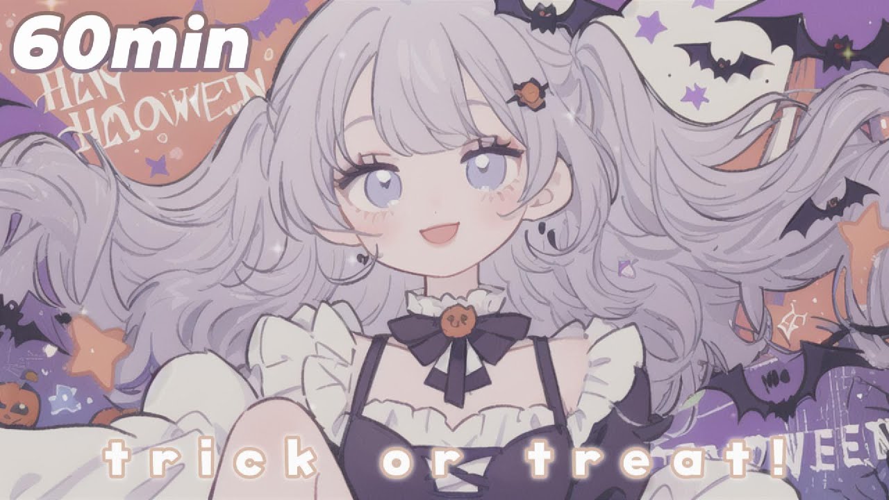 【かわいいフリーBGM】trick or treat🍭 * 1時間【 ハロウィン /配信用 / 作業用】