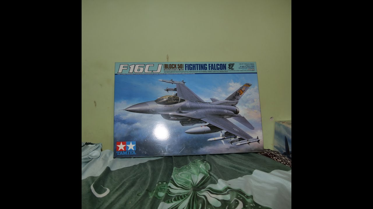 Lockheed Martin F-16CJ Fighting Falcon 1/32 Tamiya Unboxing po polsku