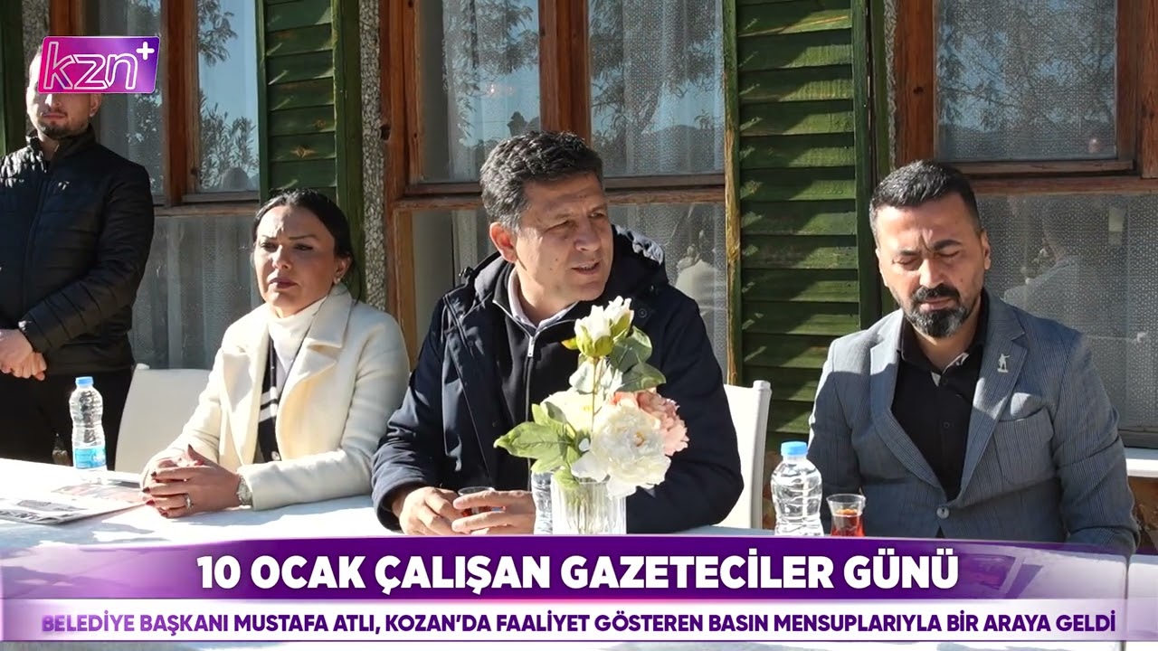 Mustafa Atlı, 10 Ocak Gazeteciler Günü'nde basınla buluştu