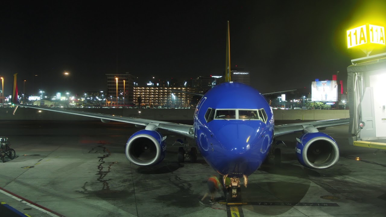 2018/02/07 Southwest Airlines 5790 Announcement: Los Angeles - El Paso