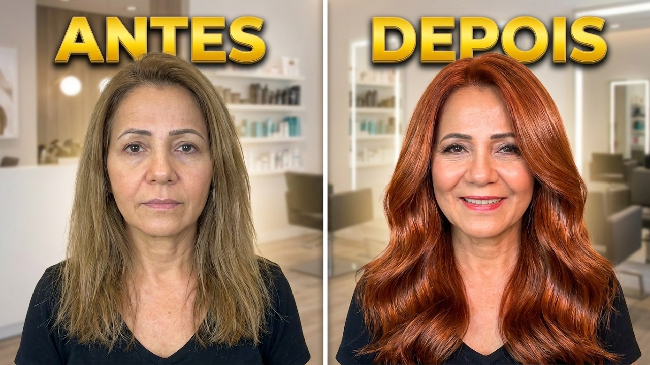 MISTURAS PARA RUIVO DOURADO e Cobrir Cabelo Branco #HairTutorial