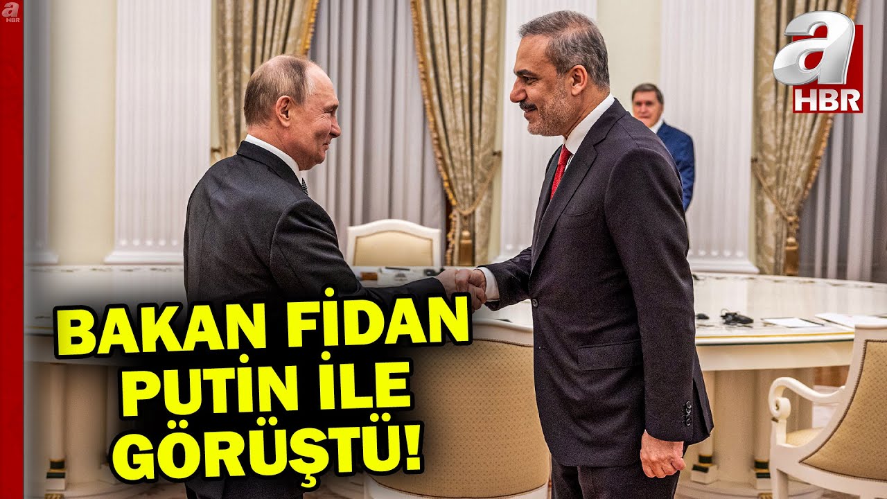 Rusya lideri Putin Bakan Hakan Fidan'ı kabul etti! İşte görüşmedeki konular... | A Haber