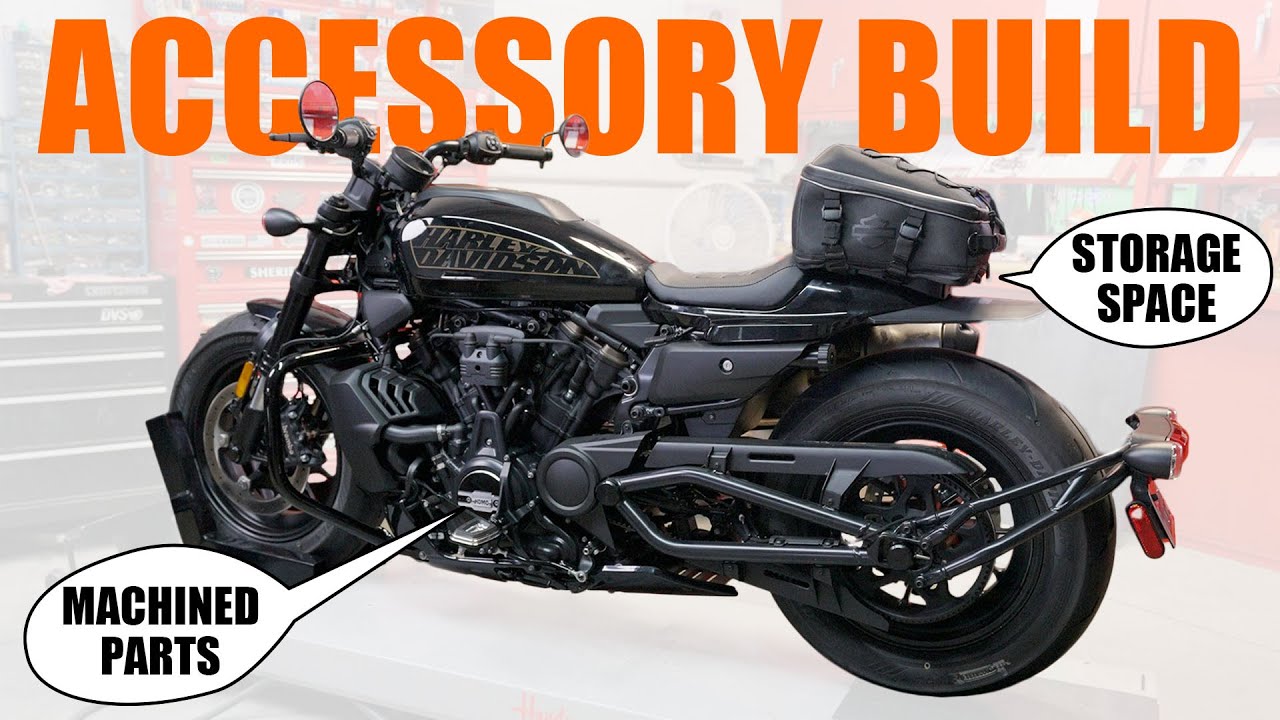 Полный комплект аксессуаров для НОВОГО Harley Sportster S! Коллекция Wild One, накладка на пассаж...