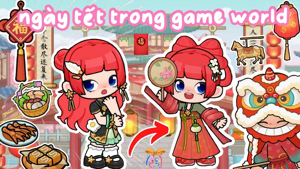 Ngày TẾT Trong GAME WORLD có dzui hong ta ⁉️🧧🎊 | Bơ Channel