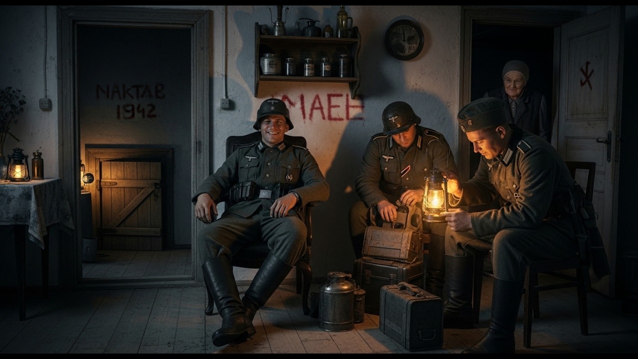 НЕМЦЫ РАЗМЕСТИЛИСЬ на ночлег — не понимая, почему место слишком удобное