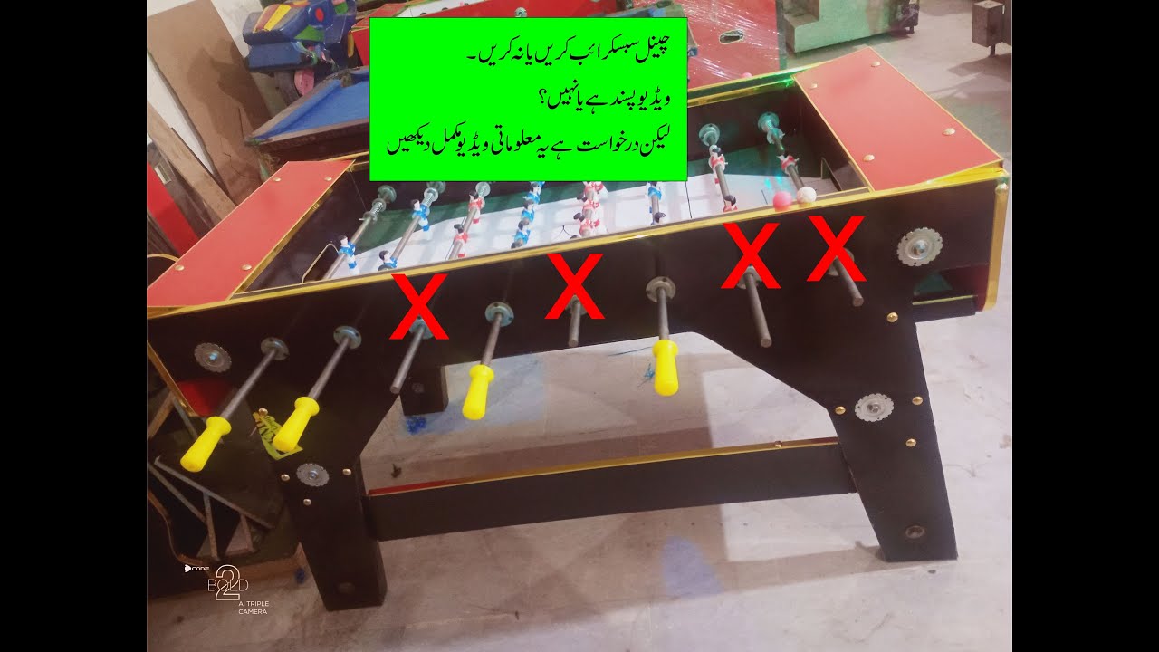 Hand football game !! Extra rod less !! for office and homes