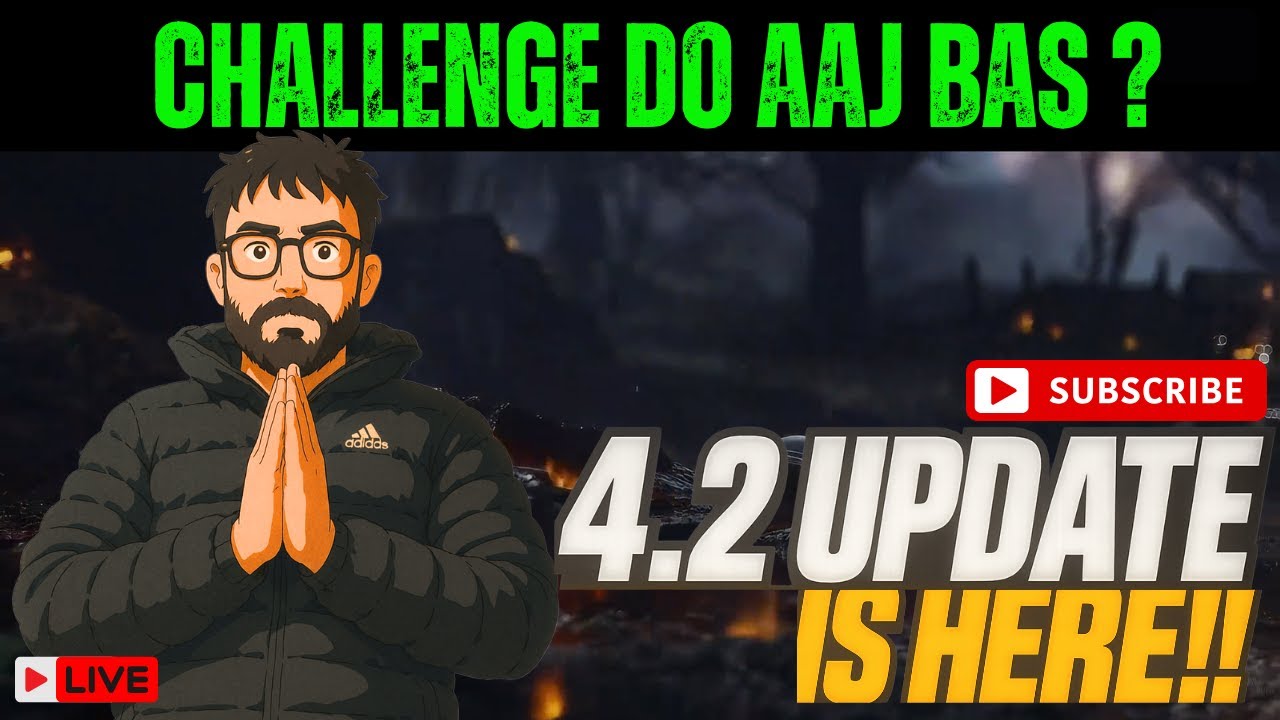 🔴CHALLENGE DO ?  BGMI 4.2 NEW UPDATE | #ipad  #bgmi #bgmilive #livestreaming