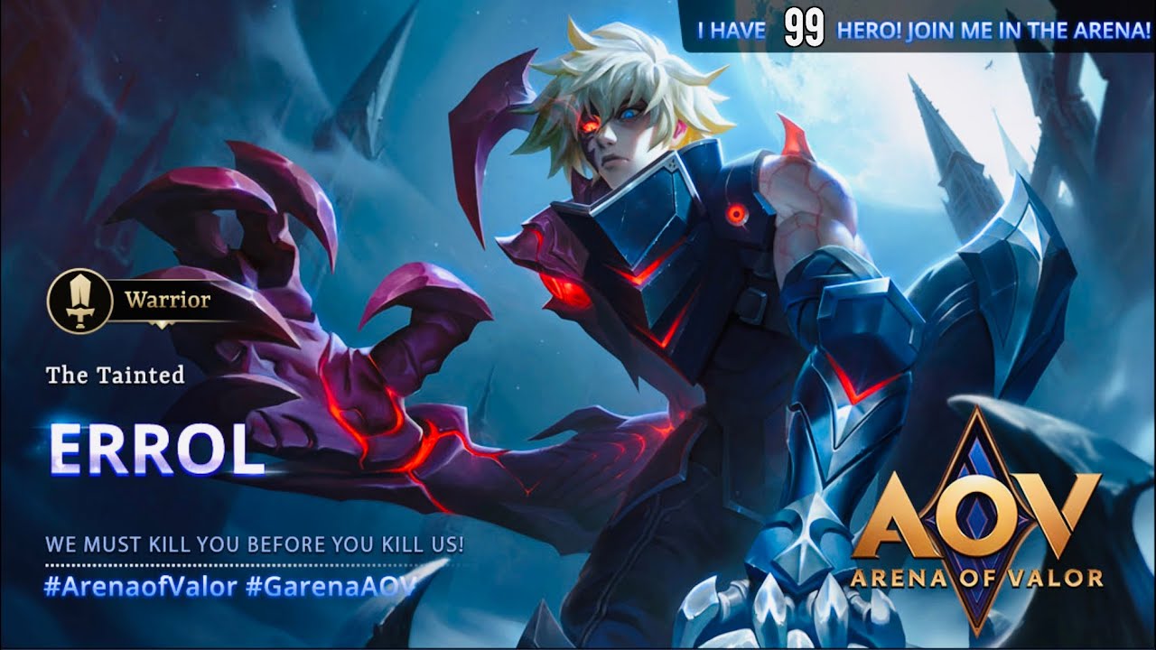 AOV - Arena Of Valor - Errol gameplay