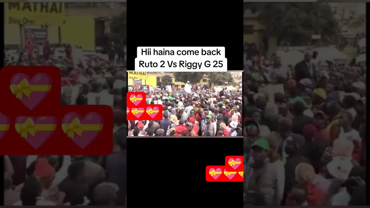 RIGATH GACHAGUA vs WILLIAM RUTO MORE 🔥🔥🔥