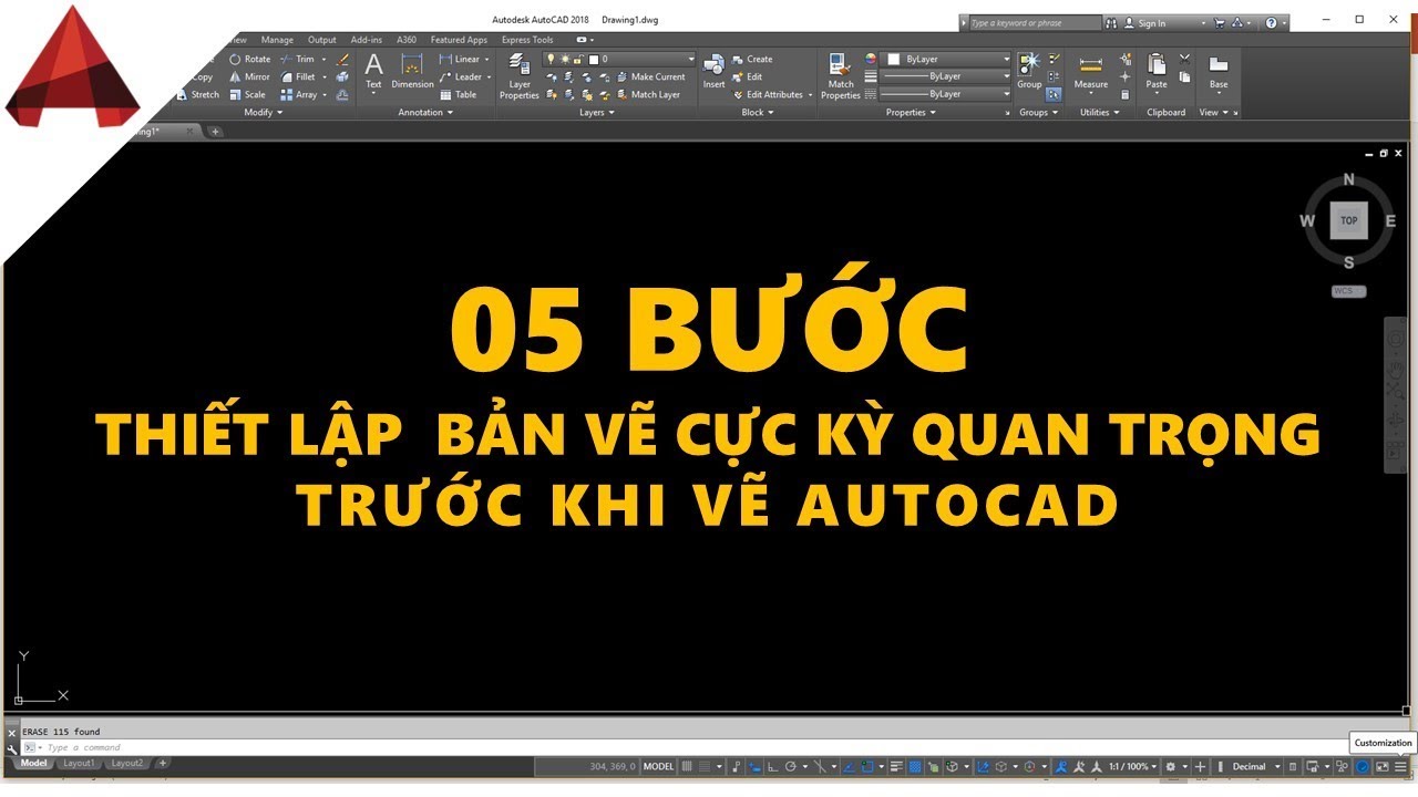 ✅ 05 BƯỚC THIẾT LẬP GIAO DIỆN QUAN TRỌNG TRƯỚC KHI VẼ AUTOCAD / Kinh nghiệm vẽ autocad