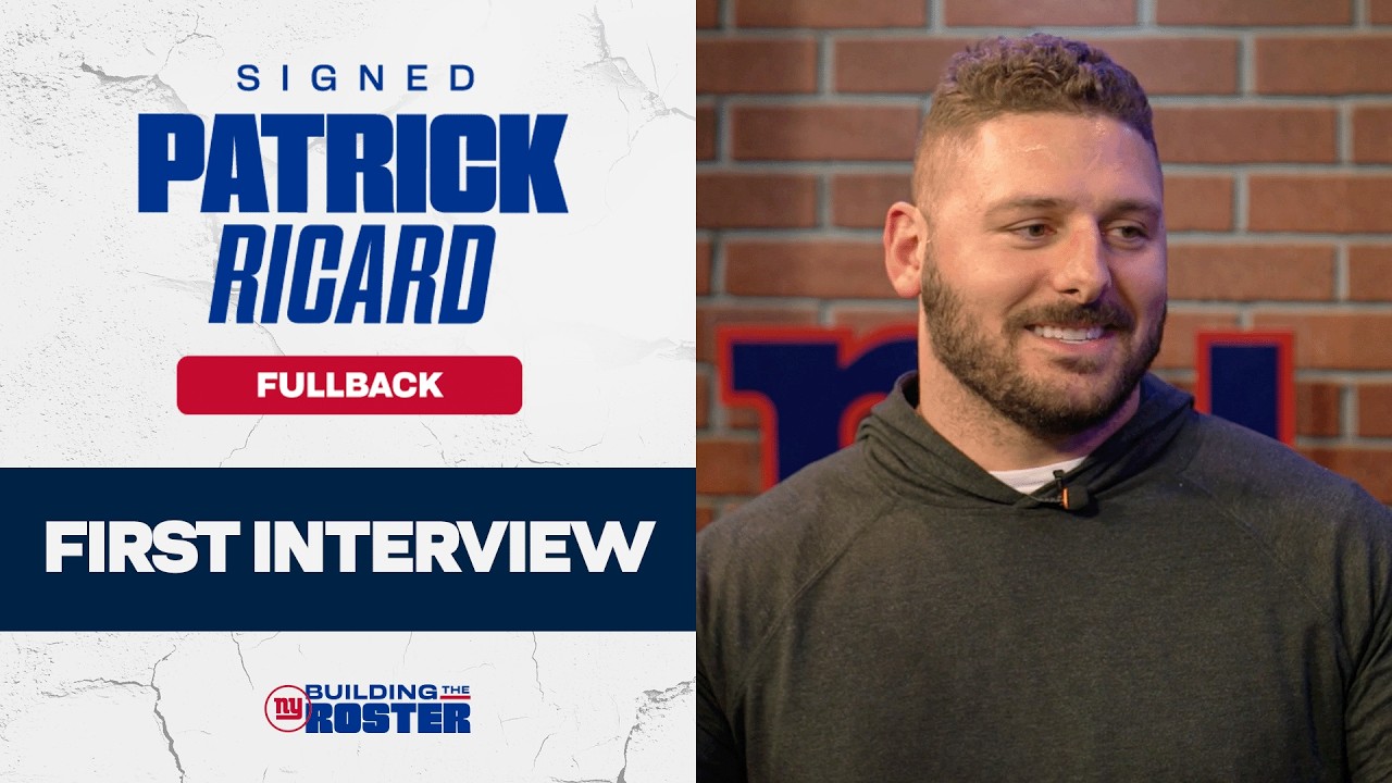 First Interview: Fullback Patrick Ricard on Joining the Giants | New York Giants