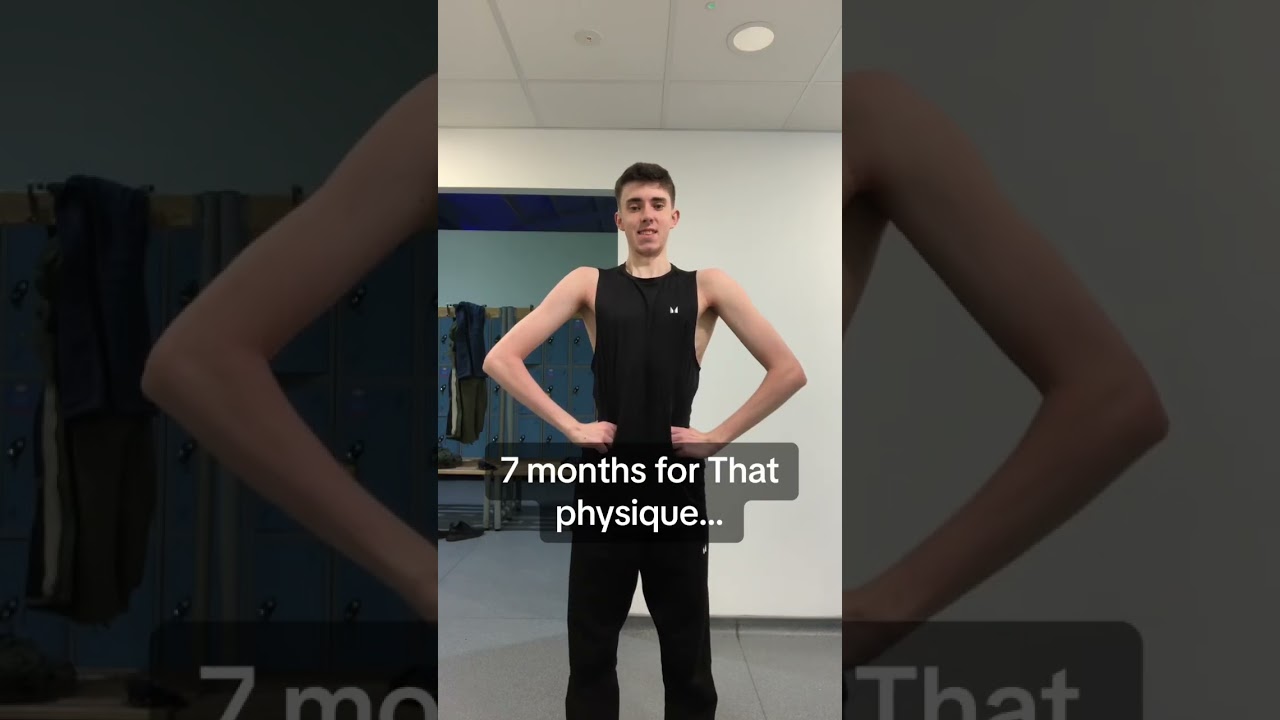 7 months body transformation as a skinny guy bulking and working out #jacksfit