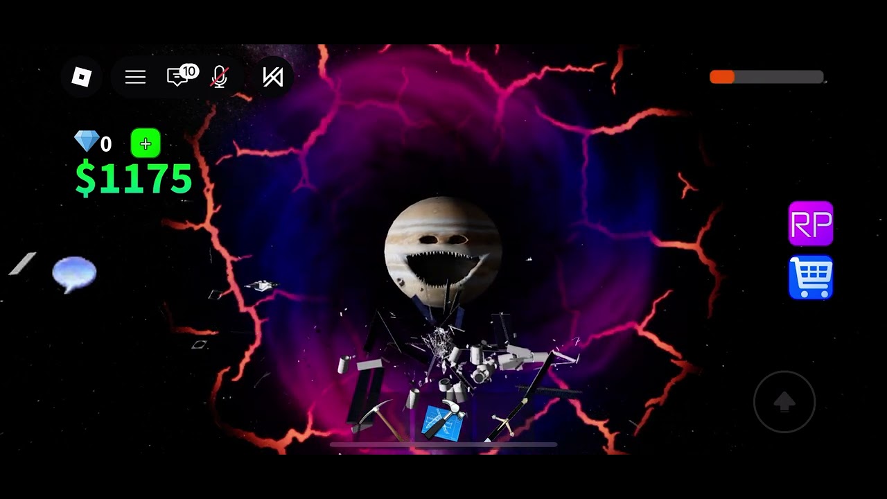Roblox moon wakes up the gas giants planets got plucked #themoonwakesup