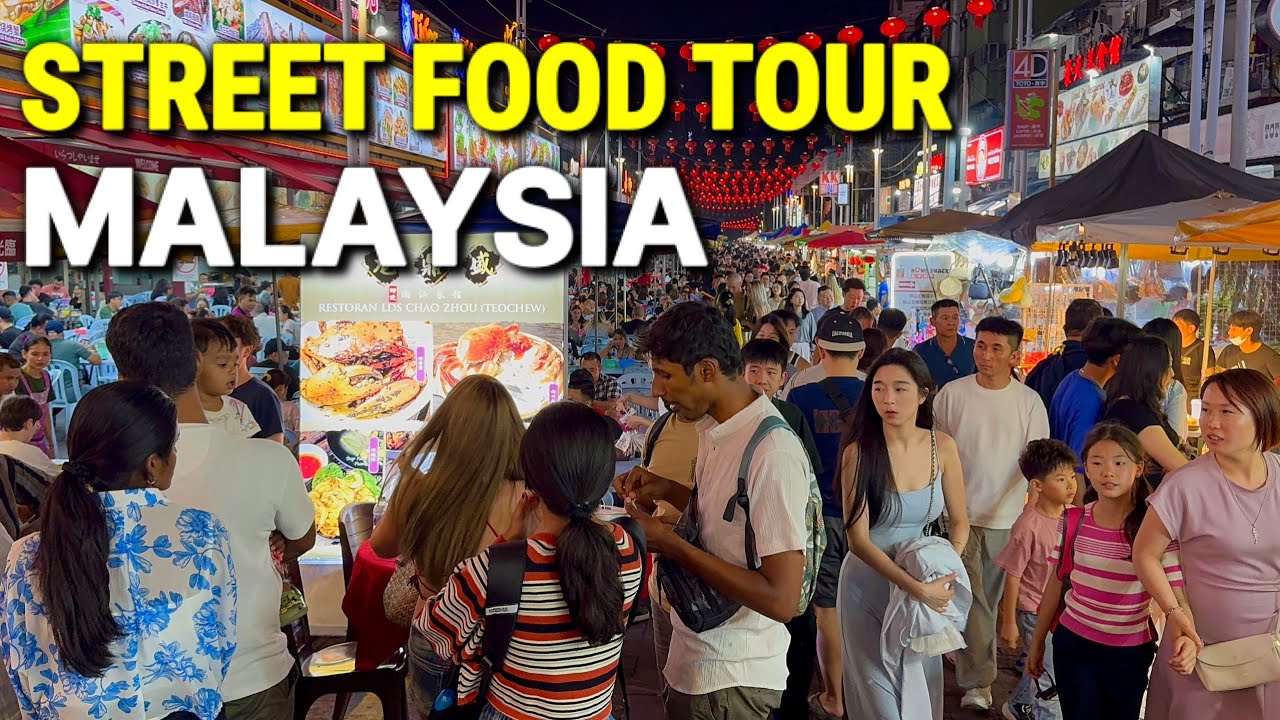 Malaysia STREET FOOD TOUR in KUALA LUMPUR 🇲🇾 Best Street Food Night Market at Bukit Bintang!