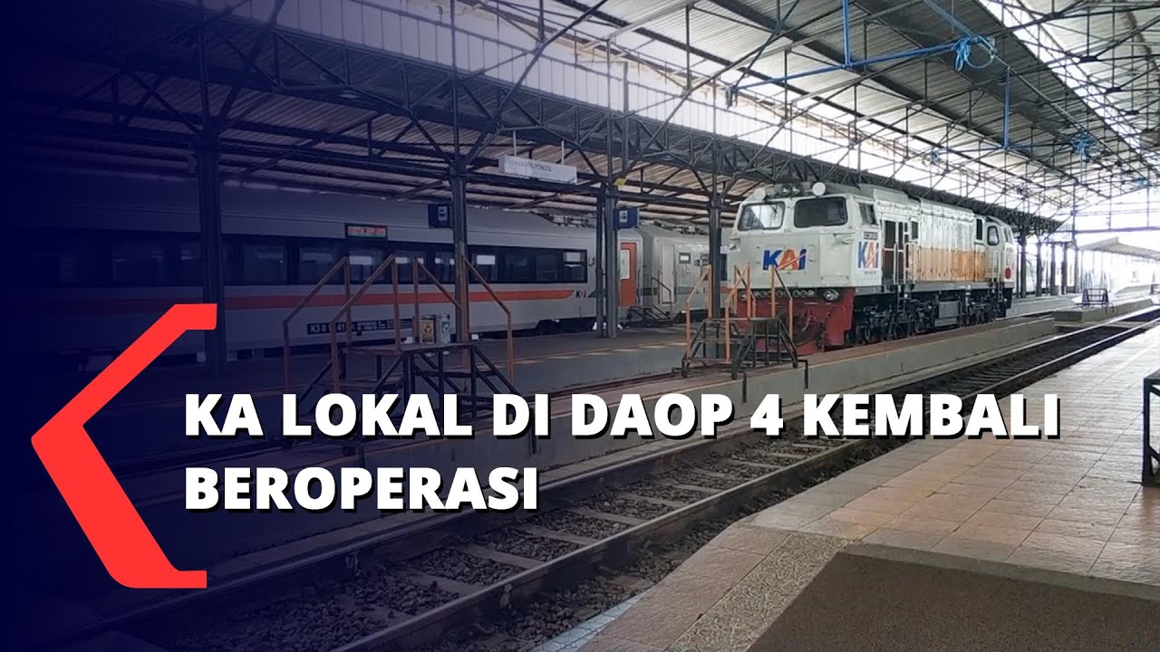 KA Lokal di Daop 4 Kembali Beroperasi