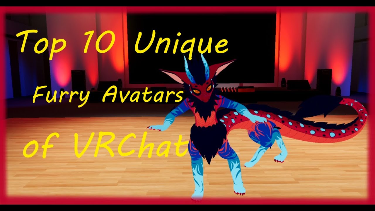 Top 10 Unique / Rarely Seen Furry Avatars of VRChat