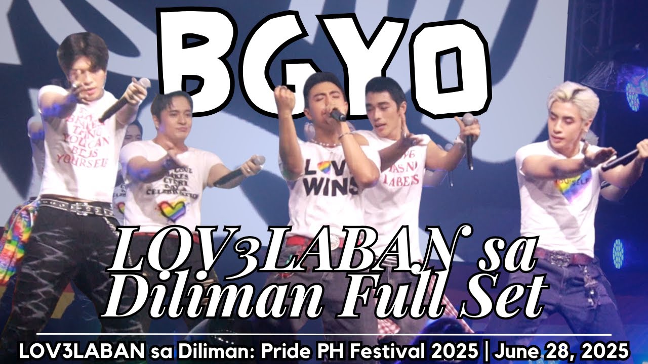 BGYO Full Set | 𝐋𝐈𝐕𝐄 @ 𝐋𝐎𝐕𝟑𝐋𝐀𝐁𝐀𝐍 𝐬𝐚 𝐃𝐢𝐥𝐢𝐦𝐚𝐧