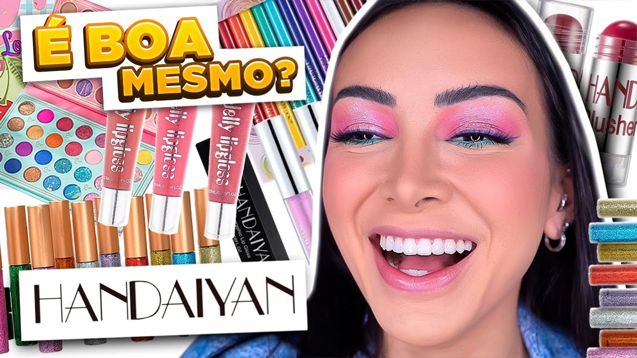 TESTANDO MAKES DA SHOPEE: HANDAIYAN