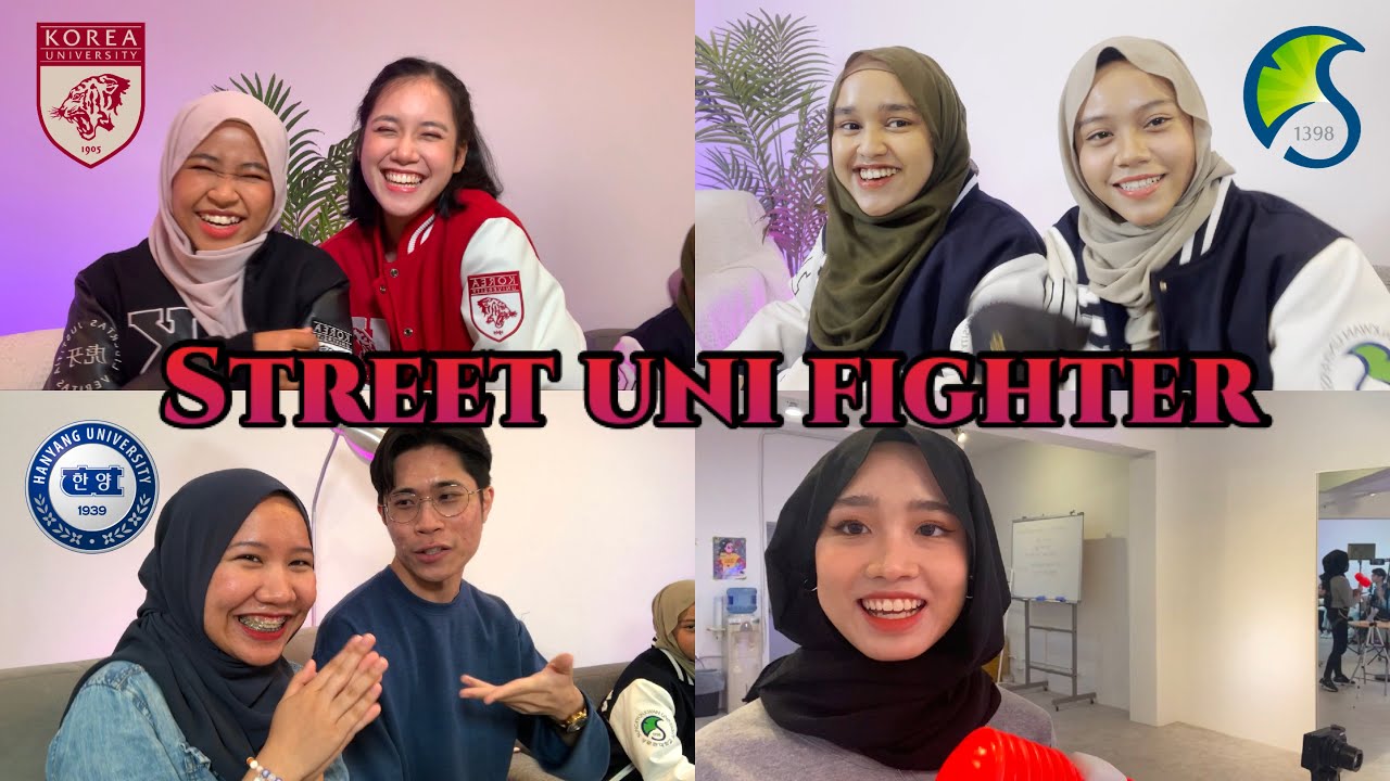 my first gameshow: quizzing my friends about their korean universities (chaotic)