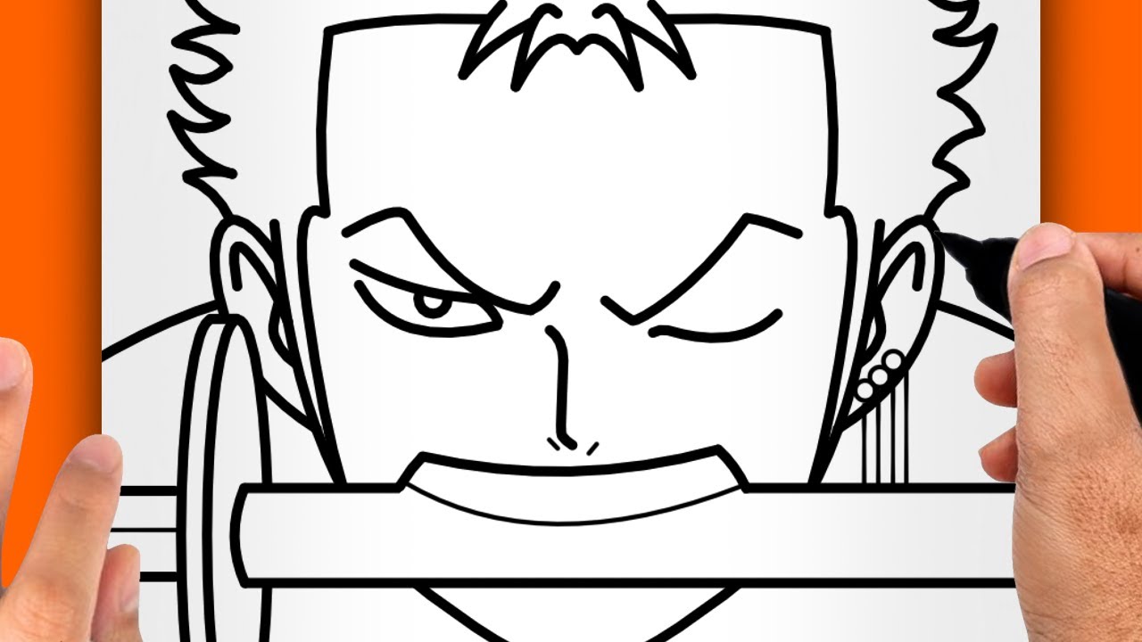 HOW TO DRAW ZORO (EASY ZORO DRAWING)