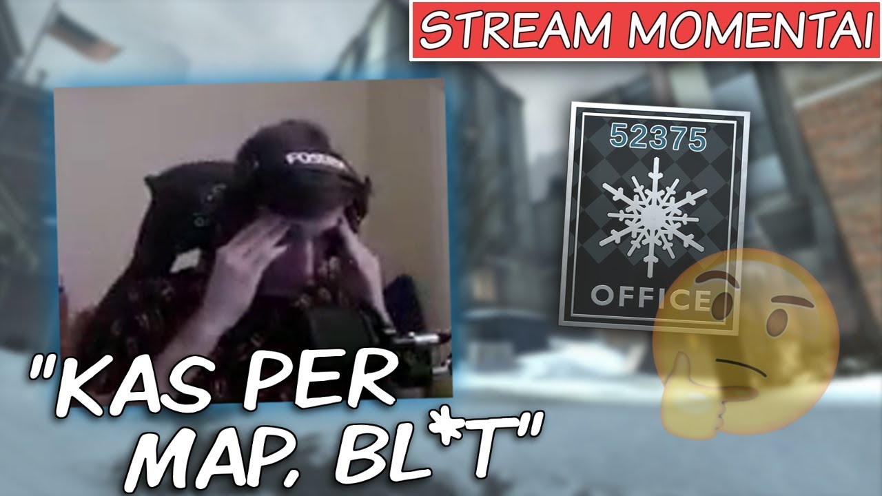 SPHEX PIRMĄKART: OFFICE MAP NETYČIUKAS (CS:GO) [Stream Momentai]