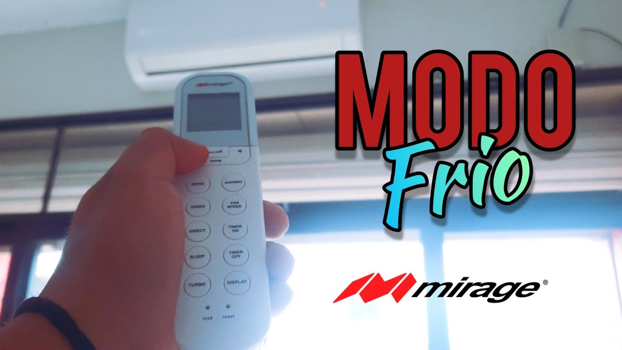 Configura a Modo Frio Tu Minisplit Mirage (AHORA SI VA ENFRIAR)