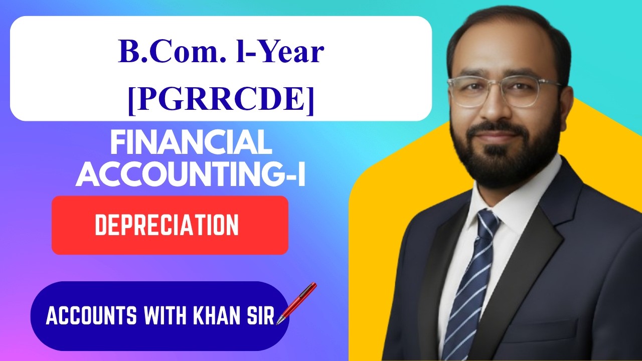Introduction of Depreciation and Problems !! / very useful for Intermediate Second Year !!