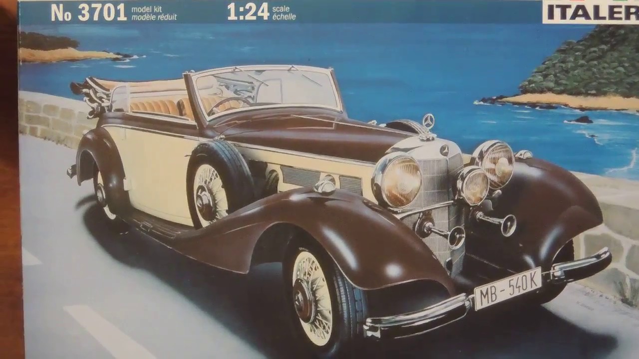 3701 Italeri 1/24 Автомобиль Mercedes Benz 540K