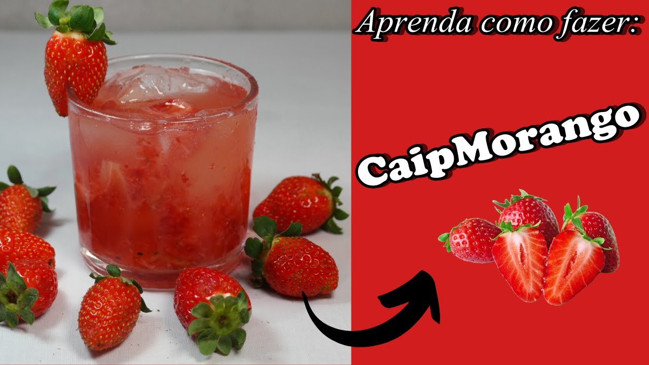 Caipirinha de Morango l Rolê Drinks