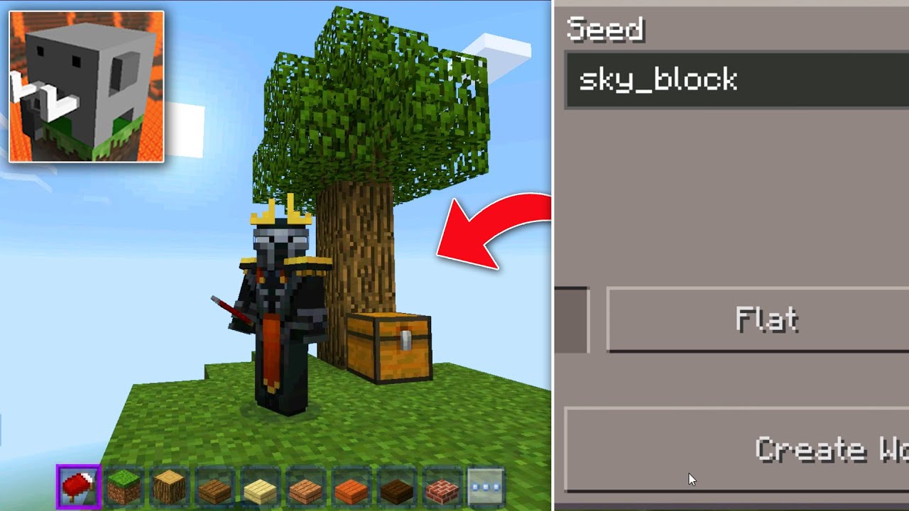 Sky Block SEED in Craftsman : Building Craft
