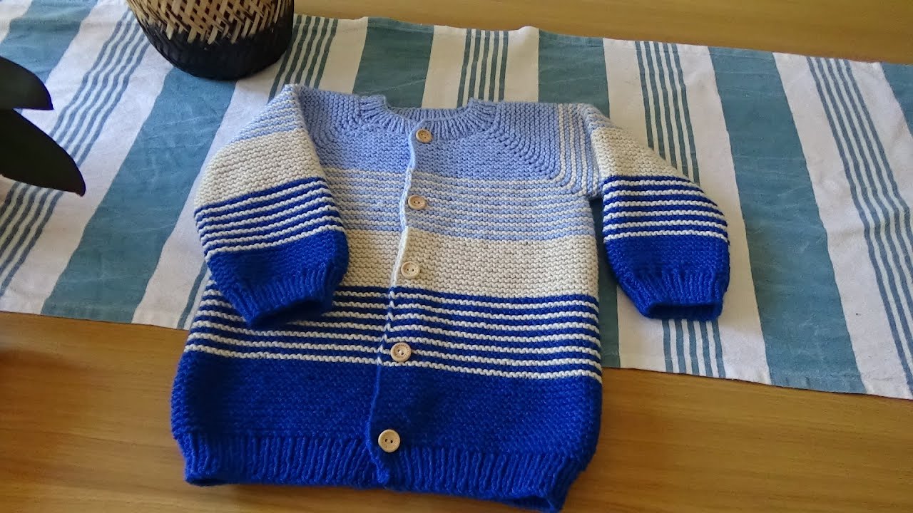 Veste fille ou garcon a rayure