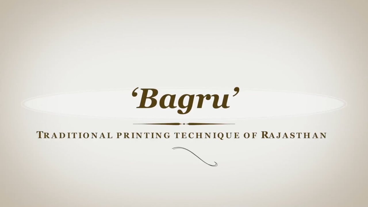 ‘Bagru’   A traditional printing technique of Rajasthan