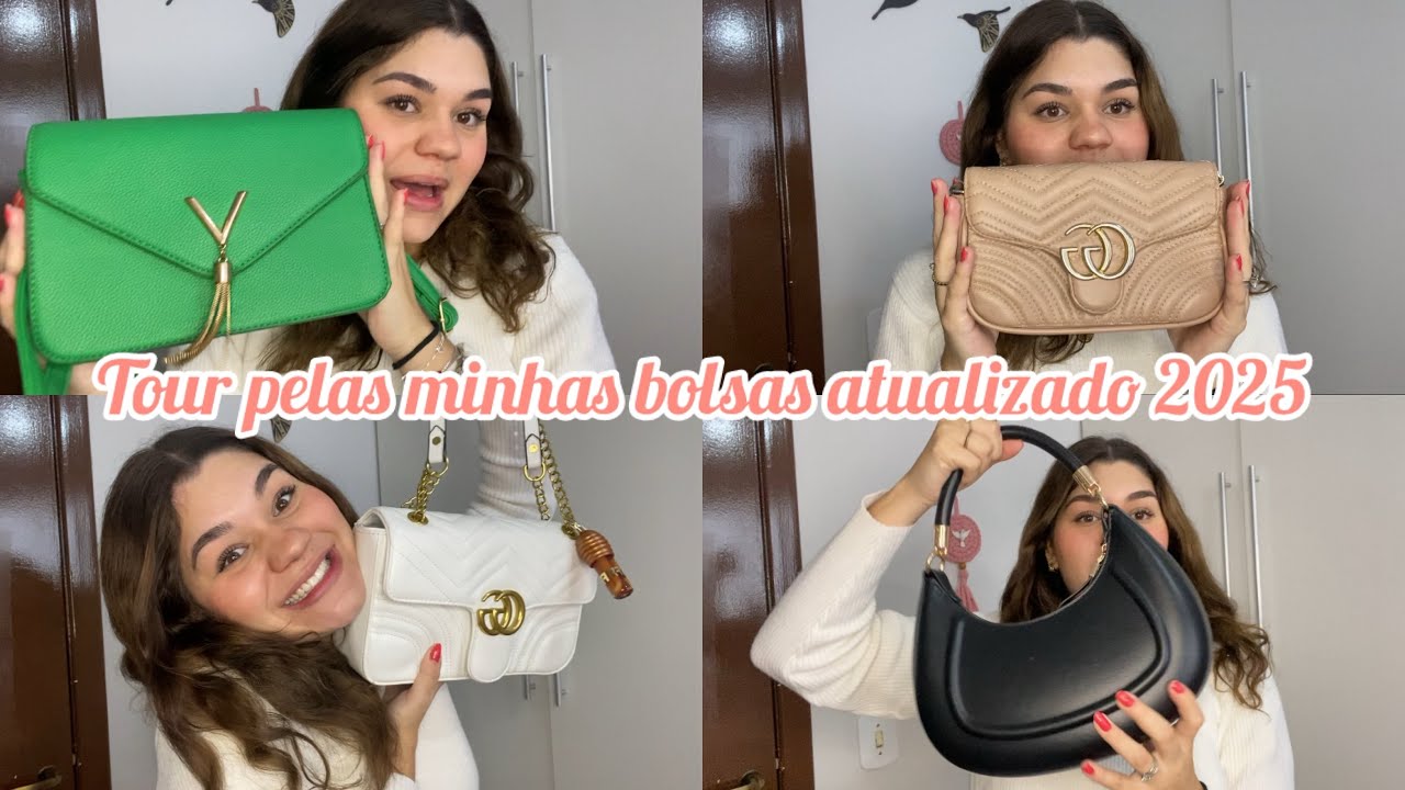 Tour pelas minha bolsas atualizado 2025 💕🎀🩷