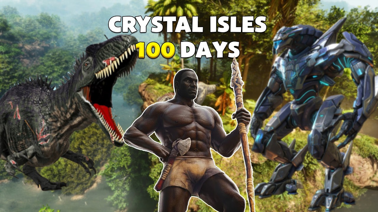 100 Ngày Bị Tư Bản Bào Trong ARK Survival: Crystal Isles