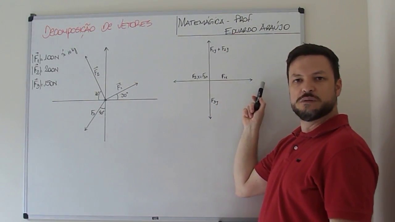 Decomposição de vetores e força resultante !