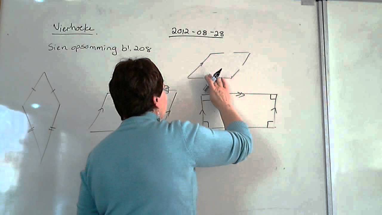 Euklidiese Meetkunde Video 5   Vierhoeke   die parallelogram