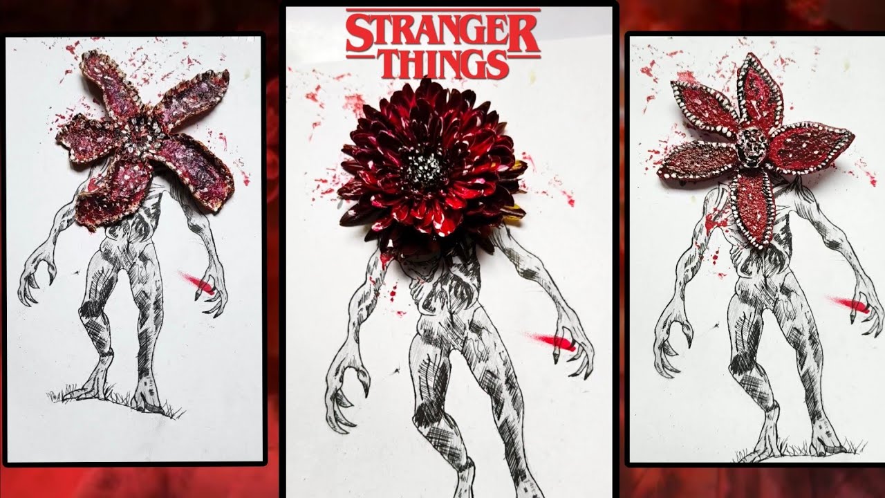 I Redesigned the Demogorgon… This Looks Insane 😈🎨 || Stranger Things demogorgon painting ideas ||