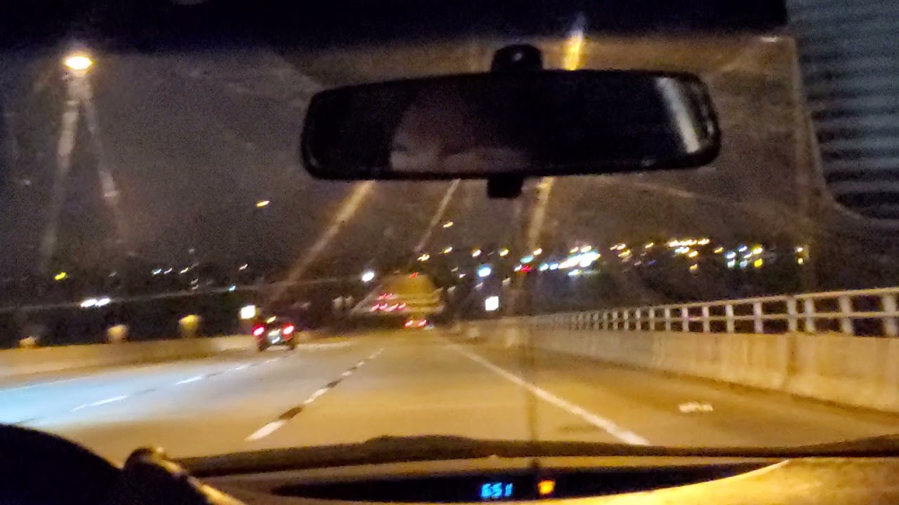 Edison bridge at night