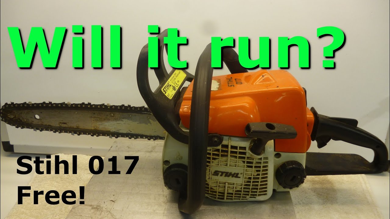 Nothing to lose! will this FREE Stihl chainsaw come back to life?