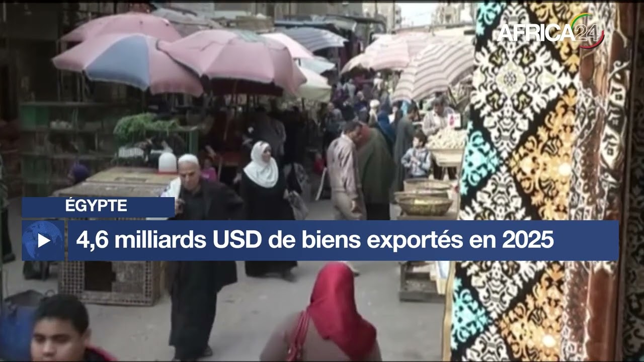Egypte : 4,6 milliards USD de biens exportés en 2025