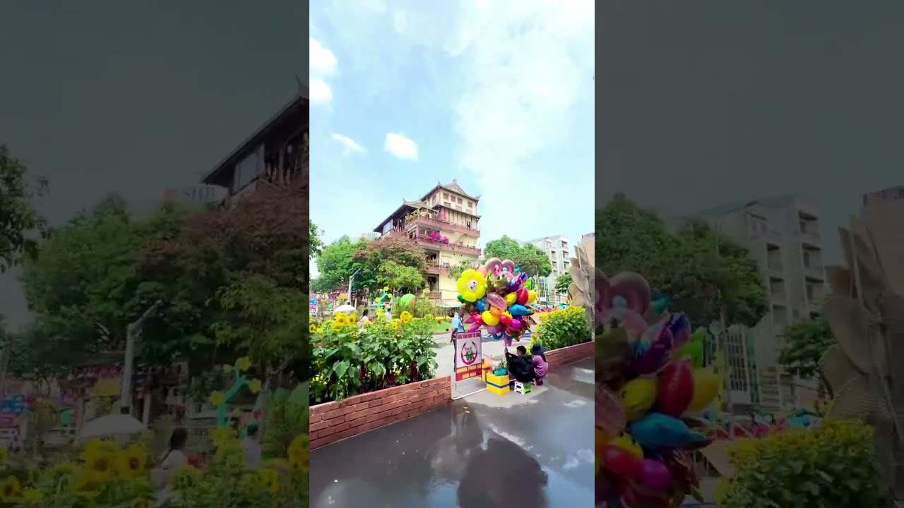 Đường Hoa Xuân Bính Ngọ 2026 ở Cần Thơ, Tam Mã Phi Nước Đại, dài 310m đi rã cái cặp dò #cantho65 