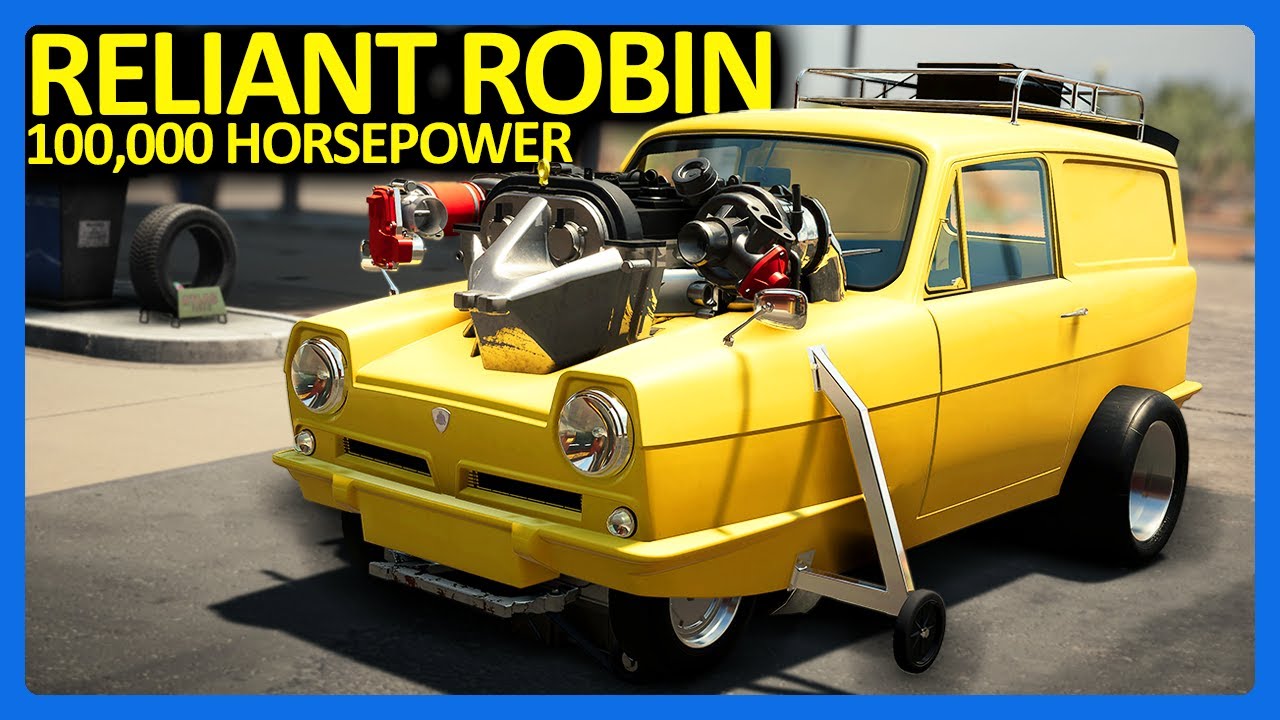 I Built a 100,000 Horsepower Reliant Robin in Car Mechanic Simulator